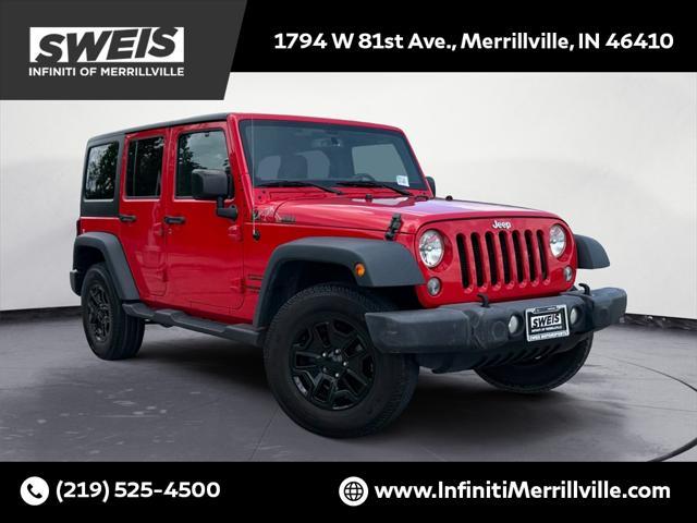 used 2016 Jeep Wrangler Unlimited car, priced at $14,994