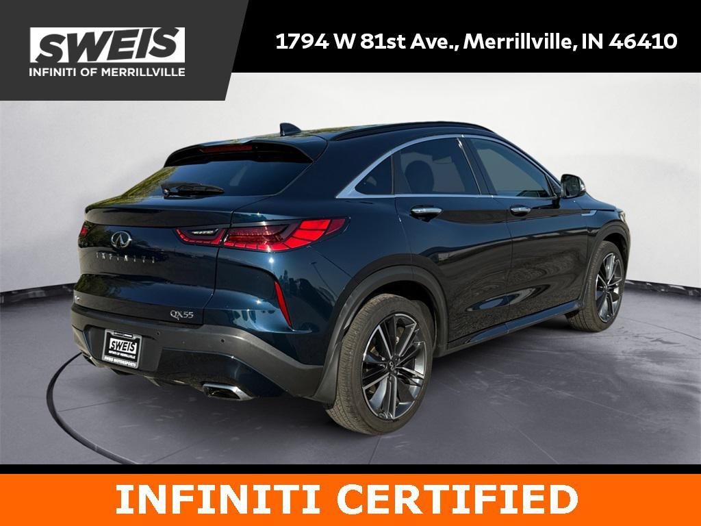 used 2025 INFINITI QX55 car, priced at $37,995