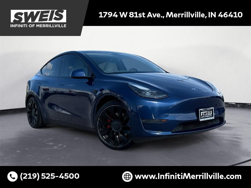 used 2021 Tesla Model Y car, priced at $27,995
