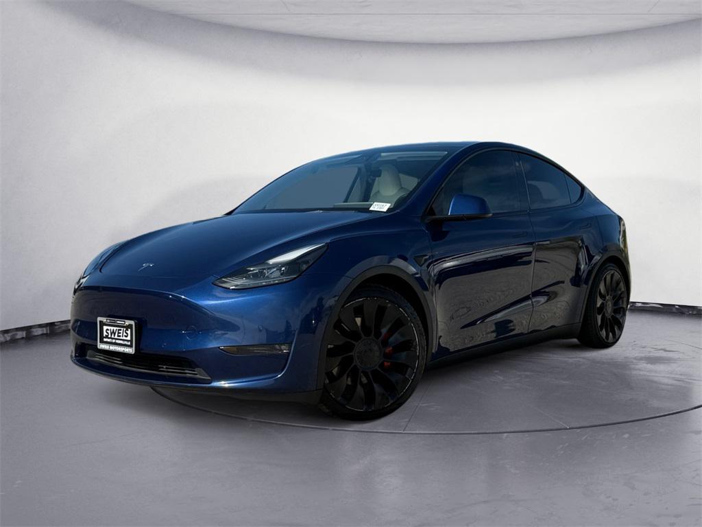 used 2021 Tesla Model Y car, priced at $27,142