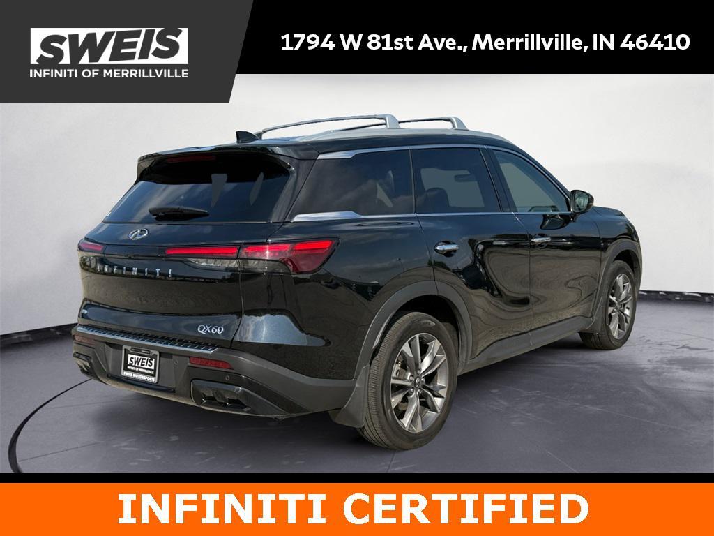 used 2025 INFINITI QX60 car, priced at $47,495
