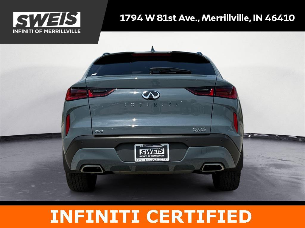 used 2025 INFINITI QX55 car, priced at $38,295