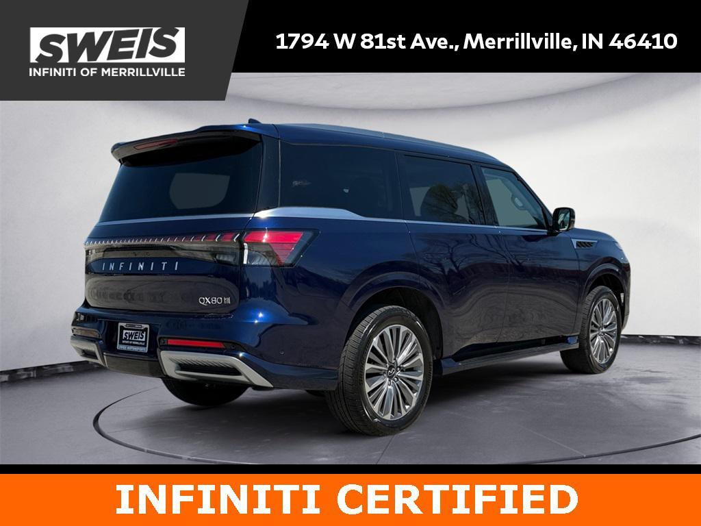 used 2025 INFINITI QX80 car, priced at $77,995