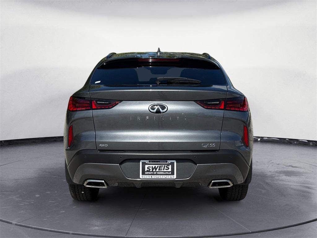 new 2025 INFINITI QX55 car, priced at $54,622