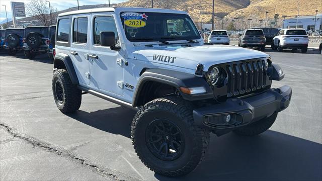 used 2021 Jeep Wrangler Unlimited car, priced at $42,316