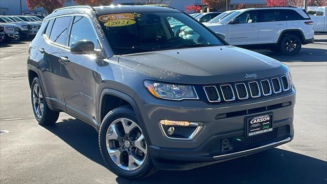 used 2021 Jeep Compass car, priced at $24,522