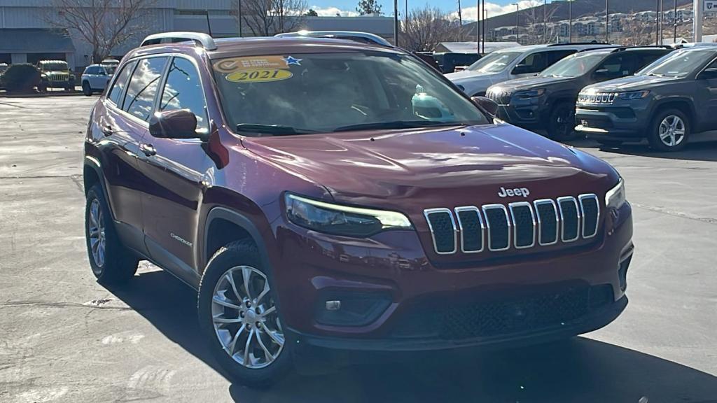 used 2021 Jeep Cherokee car, priced at $26,866