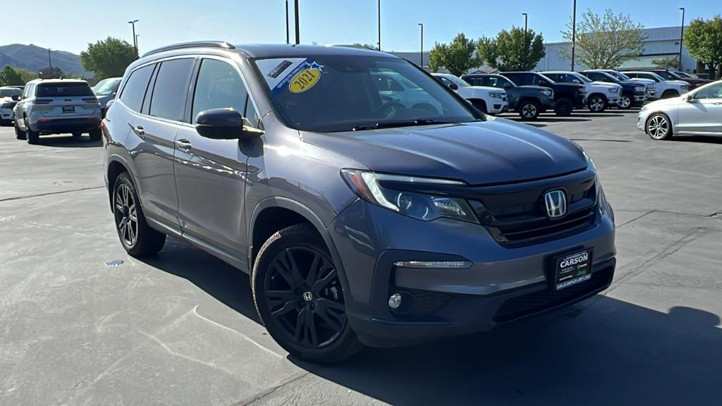 used 2021 Honda Pilot car, priced at $27,685