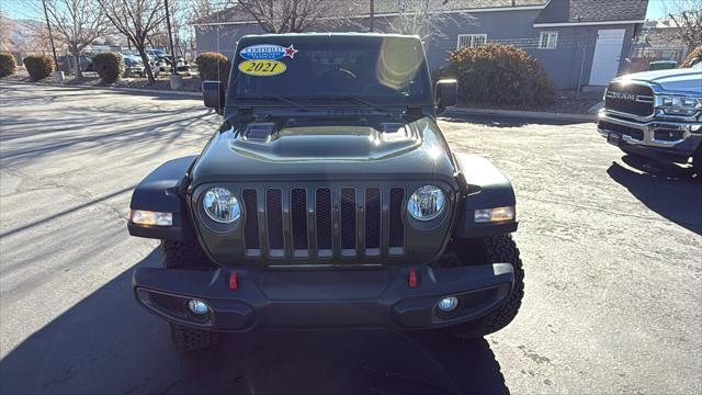 used 2021 Jeep Wrangler Unlimited car, priced at $38,219