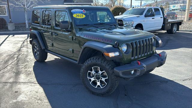 used 2021 Jeep Wrangler Unlimited car, priced at $38,219