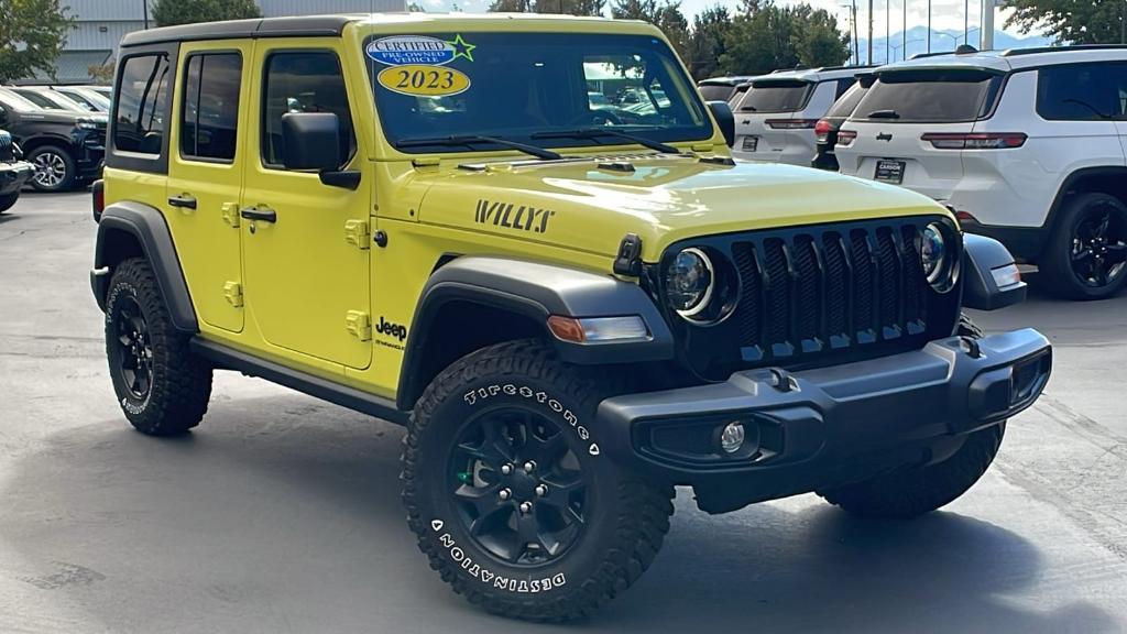 used 2023 Jeep Wrangler car, priced at $48,715