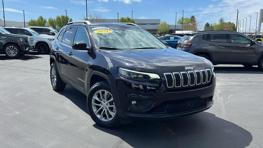 used 2021 Jeep Cherokee car, priced at $27,413