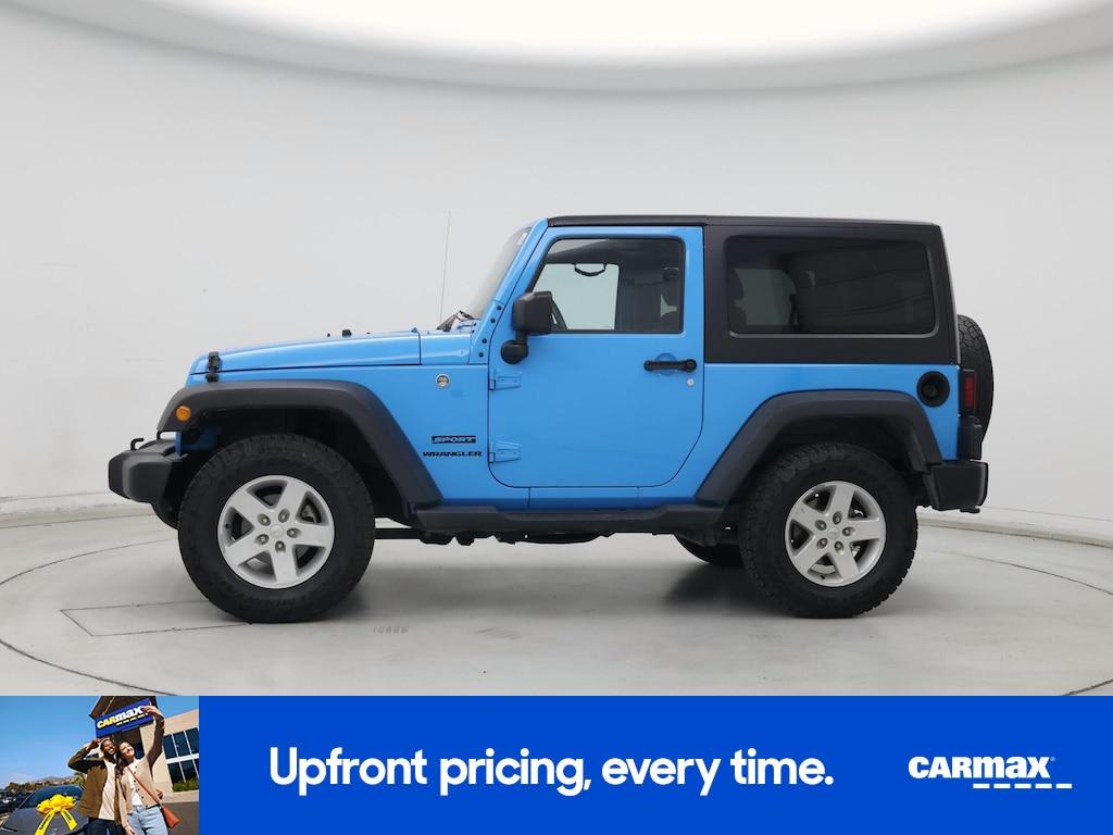 used 2017 Jeep Wrangler car, priced at $20,998