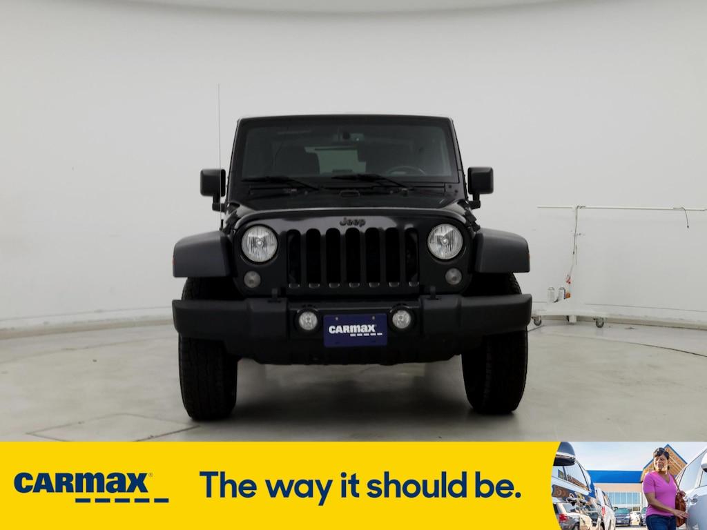 used 2015 Jeep Wrangler car, priced at $20,998