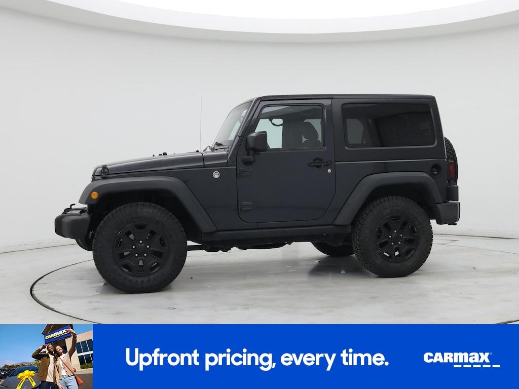 used 2017 Jeep Wrangler car, priced at $21,998