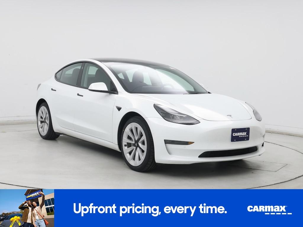 used 2022 Tesla Model 3 car, priced at $27,998