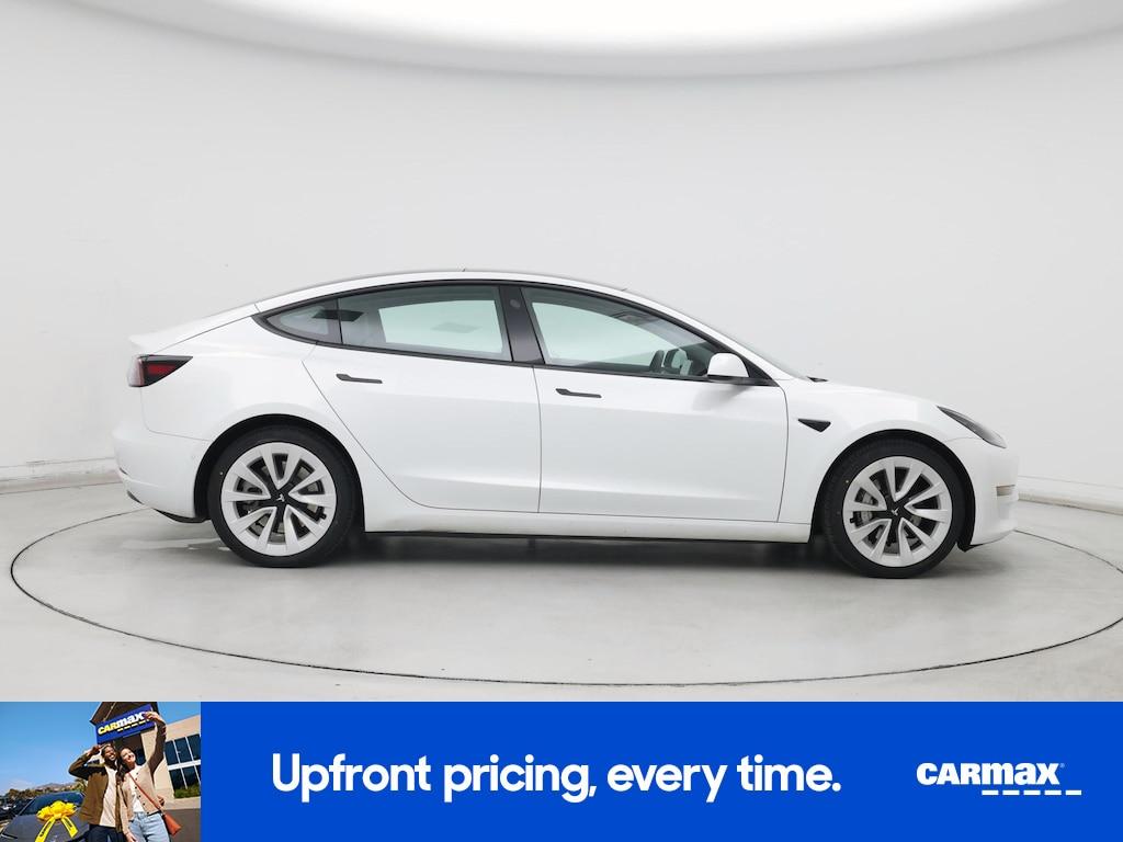 used 2022 Tesla Model 3 car, priced at $27,998