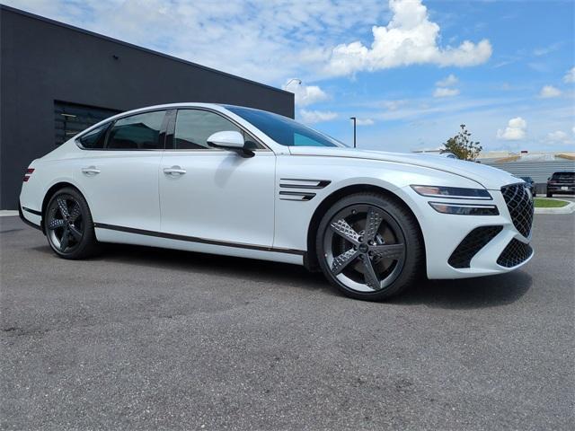 new 2025 Genesis G80 car, priced at $79,315