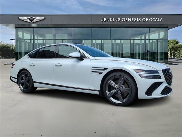 new 2025 Genesis G80 car, priced at $79,315