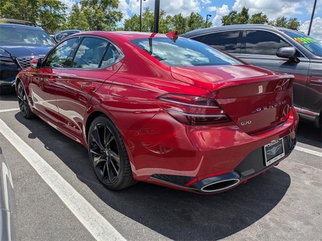 used 2023 Genesis G70 car, priced at $39,306