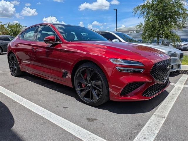 used 2023 Genesis G70 car, priced at $39,306