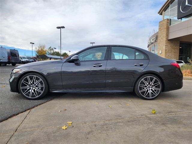 new 2025 Mercedes-Benz AMG C 43 car, priced at $77,619