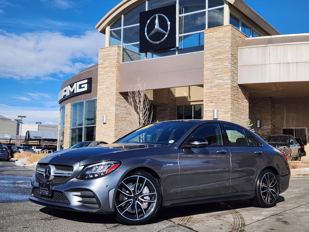 used 2021 Mercedes-Benz AMG C 43 car, priced at $41,492