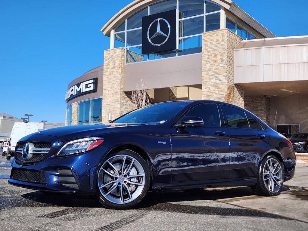 used 2020 Mercedes-Benz AMG C 43 car, priced at $42,993