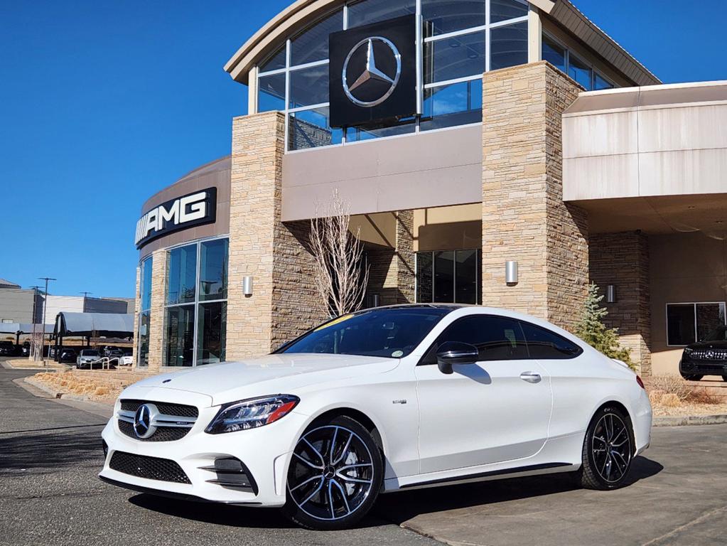 used 2021 Mercedes-Benz AMG C 43 car, priced at $44,992