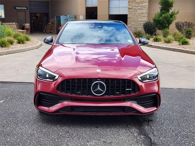 new 2024 Mercedes-Benz AMG C 43 car, priced at $77,959