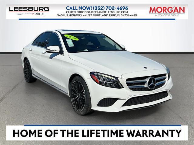 used 2021 Mercedes-Benz C-Class car, priced at $24,195