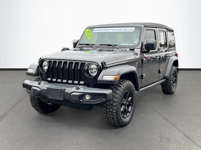 used 2023 Jeep Wrangler car, priced at $32,190