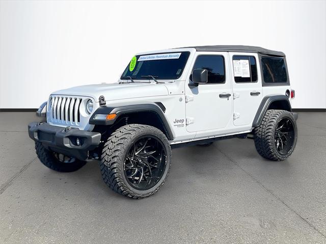 used 2021 Jeep Wrangler Unlimited car, priced at $25,591