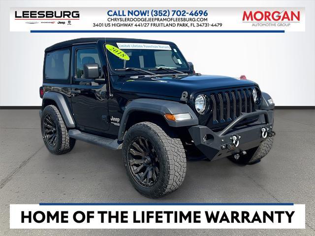 used 2018 Jeep Wrangler car, priced at $22,497