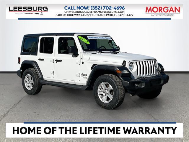 used 2021 Jeep Wrangler Unlimited car, priced at $25,291