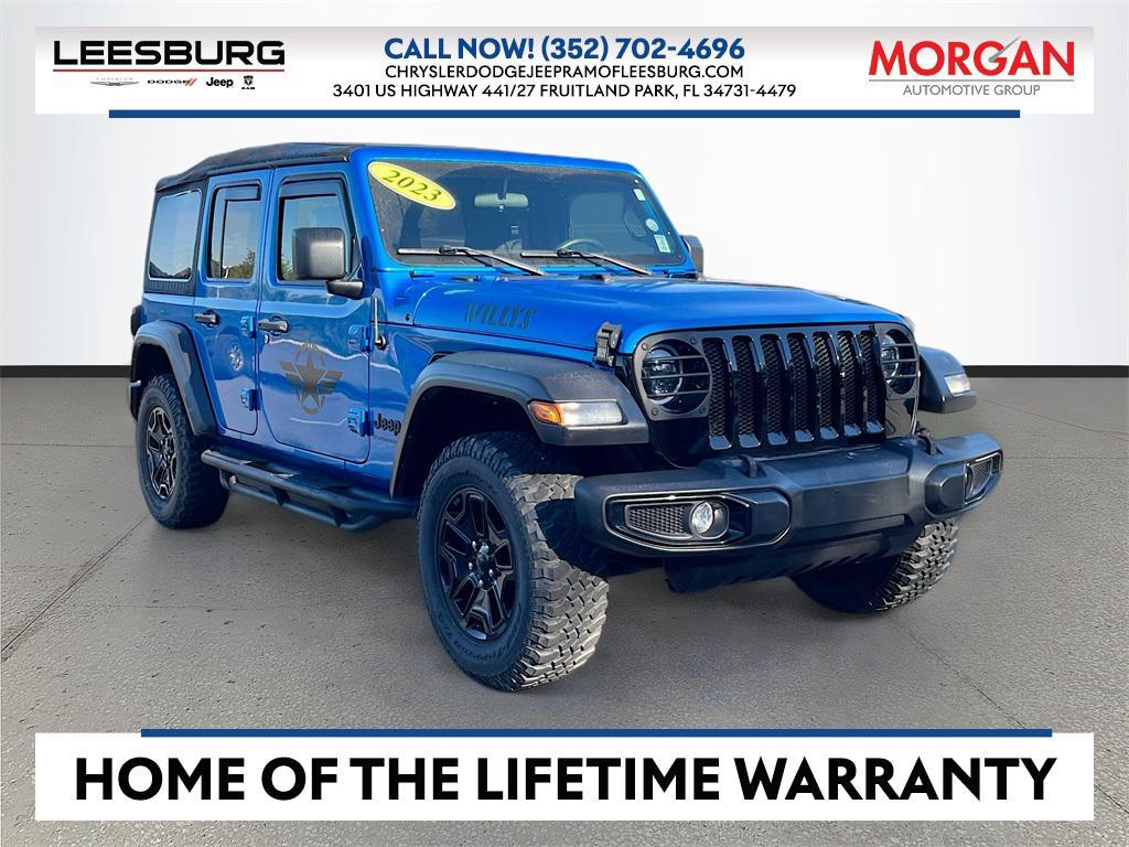 used 2023 Jeep Wrangler car, priced at $31,336