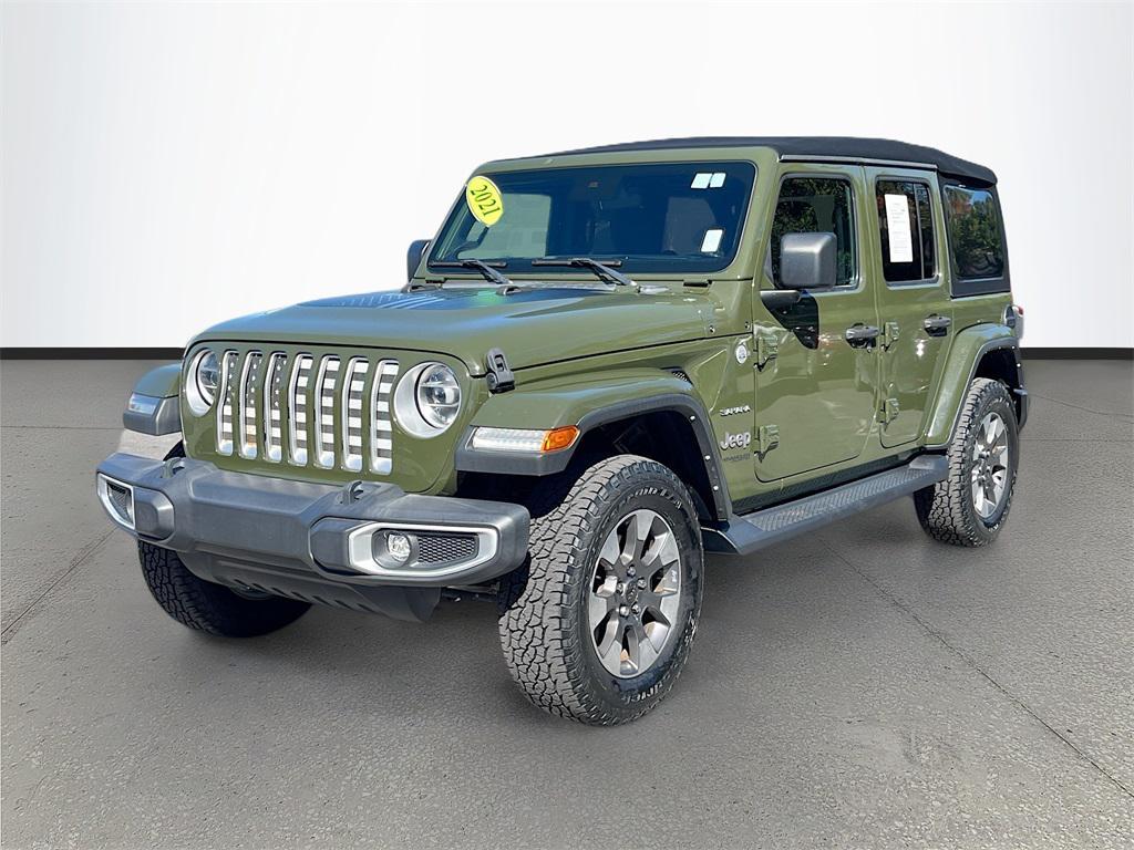 used 2021 Jeep Wrangler Unlimited car, priced at $28,815