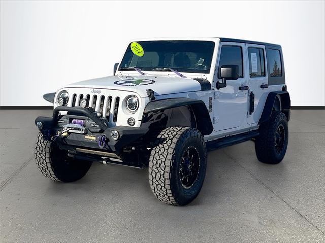 used 2014 Jeep Wrangler Unlimited car, priced at $15,033