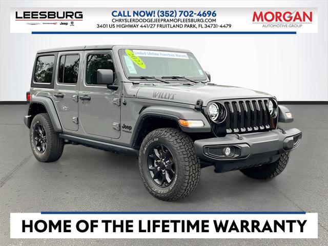 used 2022 Jeep Wrangler car, priced at $27,991