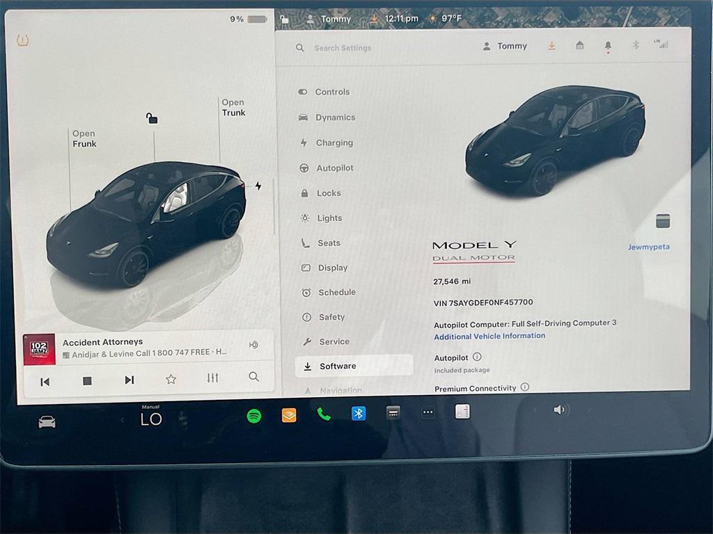 used 2022 Tesla Model Y car, priced at $28,858