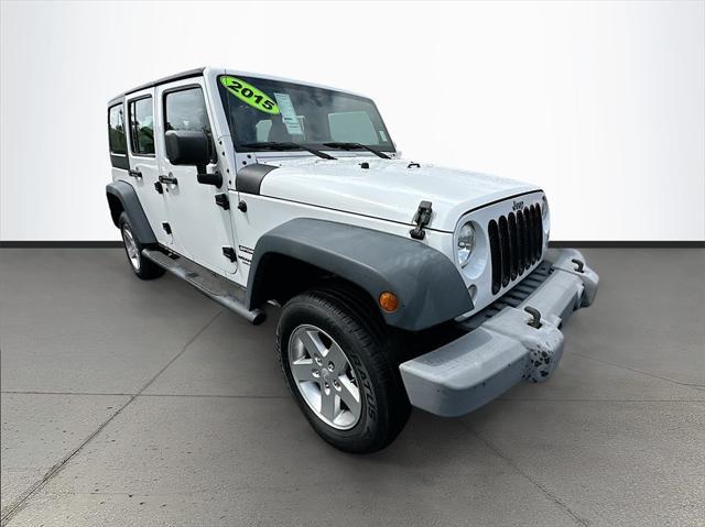 used 2015 Jeep Wrangler Unlimited car, priced at $15,994