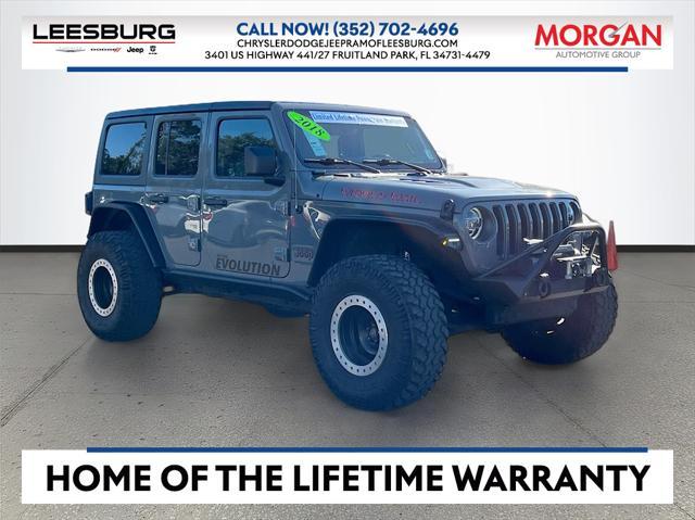 used 2018 Jeep Wrangler Unlimited car, priced at $32,593