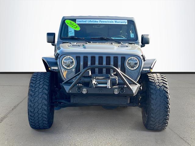 used 2018 Jeep Wrangler Unlimited car, priced at $32,593