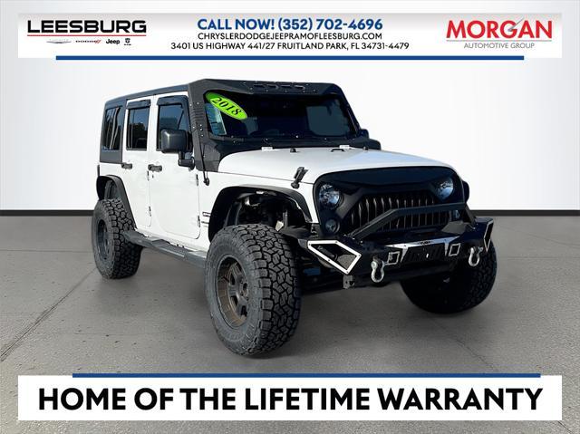 used 2018 Jeep Wrangler JK Unlimited car, priced at $17,795