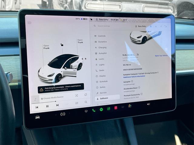 used 2021 Tesla Model 3 car, priced at $19,455