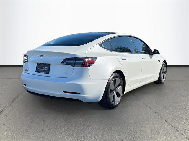 used 2021 Tesla Model 3 car, priced at $19,455