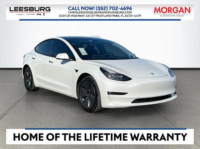 used 2021 Tesla Model 3 car, priced at $19,455