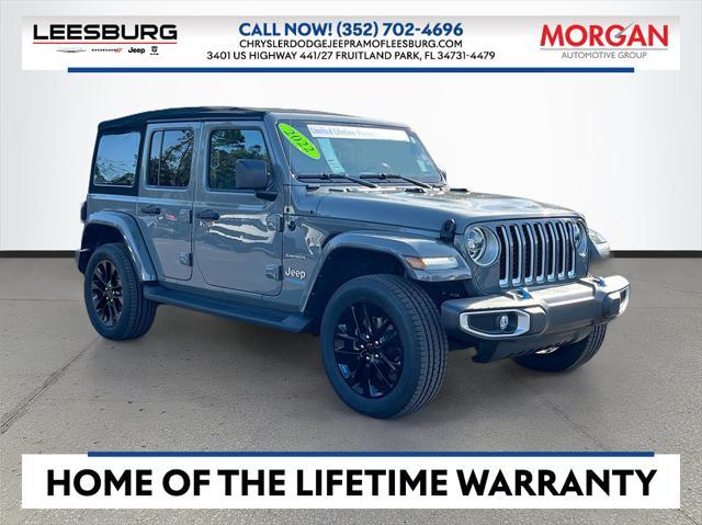 used 2022 Jeep Wrangler Unlimited car, priced at $30,878