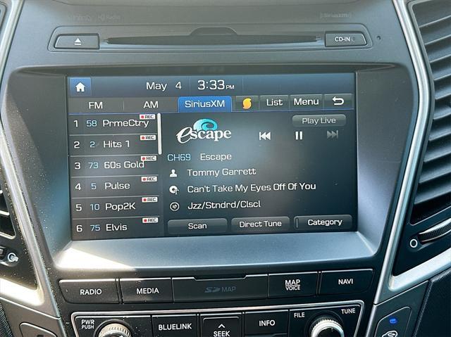 used 2017 Hyundai Santa Fe car, priced at $15,692