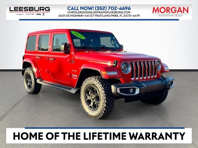 used 2021 Jeep Wrangler Unlimited car, priced at $31,995